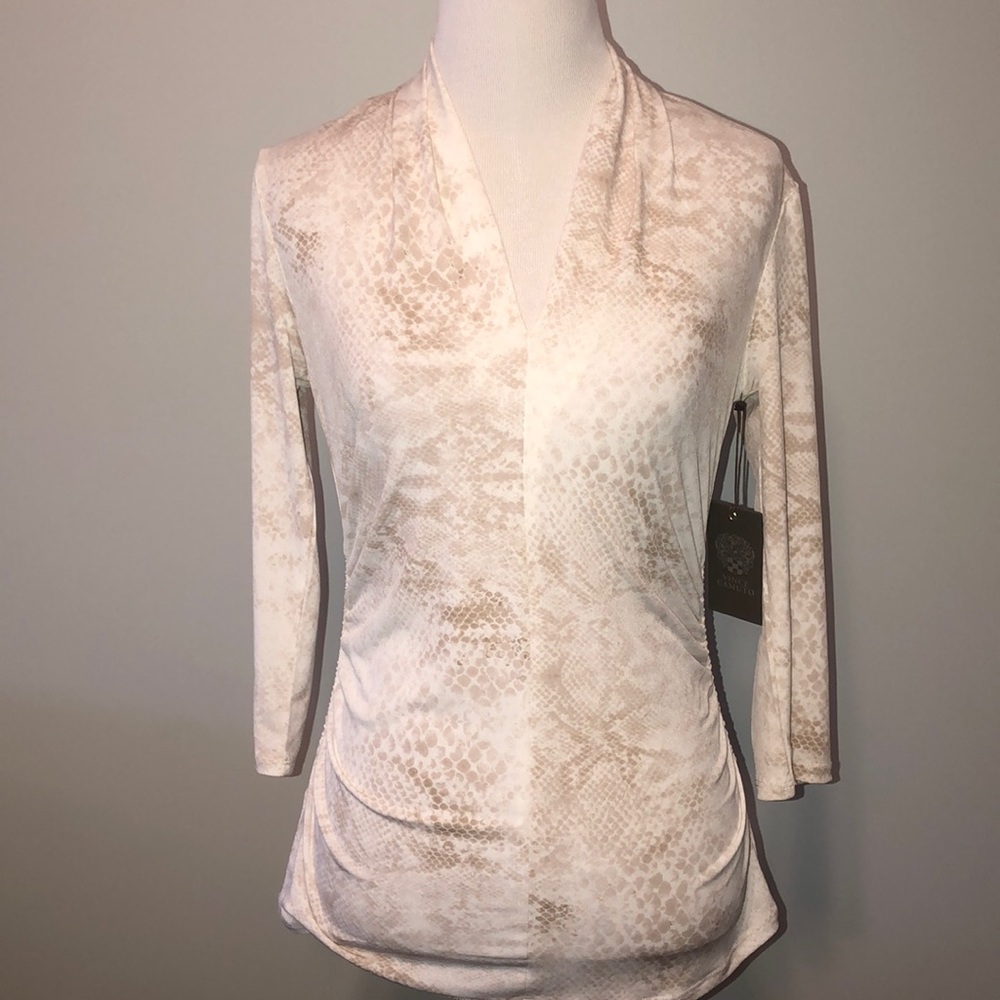 Vince Camuto snake print top